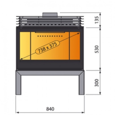 Отопительная печь Liseo Castiron LCI 9 GF BG Stove, черное стекло Отопительная печь Liseo Castiron LCI 9 GF BG Stove, черное стекло