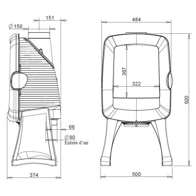 ПЕЧЬ-КАМИН Invicta ELO L ПЕЧЬ-КАМИН Invicta ELO L