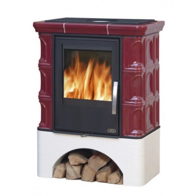 Печь-камин ABX IBERIA KI, с теплообменником, с допуском воздуха (бордо) Печь-камин ABX IBERIA KI, с теплообменником, с допуском воздуха (бордо)