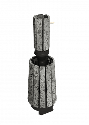 Дымоход-конвектор Grill'D Stone (D130/250) (Серпентинит) Дымоход-конвектор Grill'D Stone (D130/250) (Серпентинит)