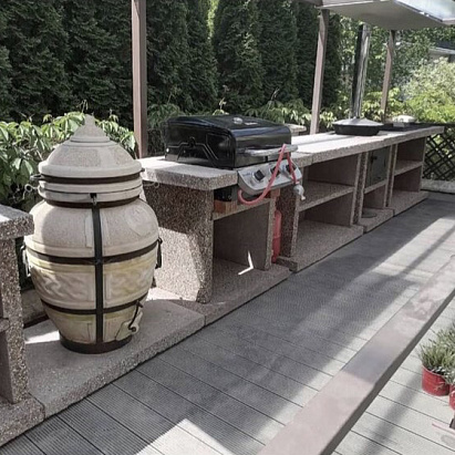 Барбекю комплекс Fireline с тандыром и газовым грилем