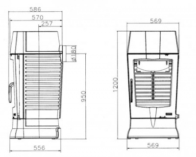 Чугунная печь Godin Golden