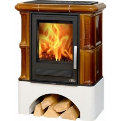 Печь-камин ABX BAVARIA K, с теплообменником (коричневый) Печь-камин ABX BAVARIA K, с теплообменником (коричневый)