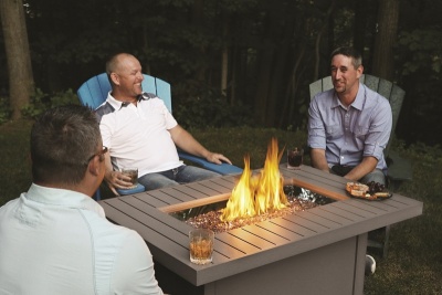 Стол-камин газовый Hampton