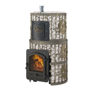 Печь для бани Эверест "Легкий пар Профи" Ковка Б/В (чугунная закрытая каменка) диаметр дымохода: 120 мм Печь для бани Эверест "Легкий пар Профи" Ковка Б/В (чугунная закрытая каменка) диаметр дымохода: 120 мм