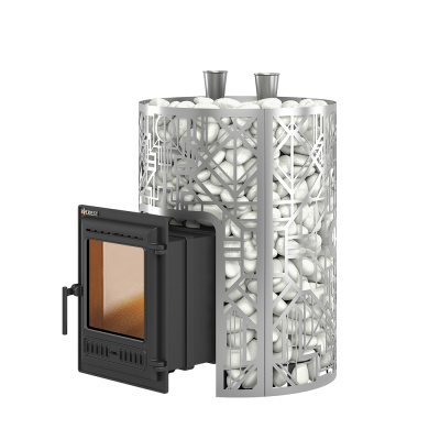 Печь для бани Эверест "Steam Master" GALAXY 30 (320) ЧУГУН диаметр дымохода: 120 мм Печь для бани Эверест "Steam Master" GALAXY 30 (320) ЧУГУН диаметр дымохода: 120 мм