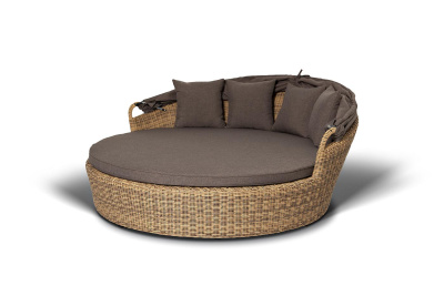 Круглый шезлонг 4SIS Стильяно Цвет: соломенный Круглый шезлонг 4SIS Стильяно Цвет: соломенный