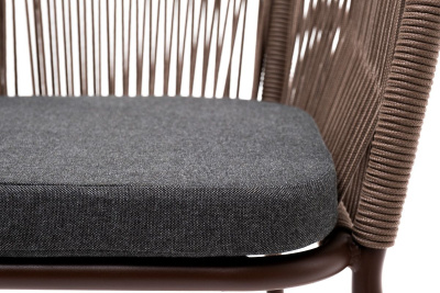 Стул из роупа 4SIS Марсель Цвет: коричневый шагрень, коричневый, темно-серый Стул из роупа 4SIS Марсель Цвет: коричневый шагрень, коричневый, темно-серый