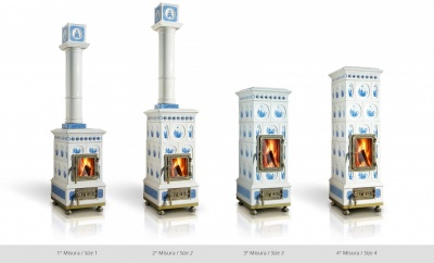 Изразцовая печь La Castellamonte VOLUTA(siza 1)