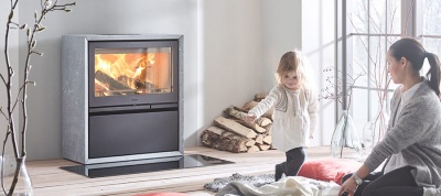 Contura 320TG талькомагнезит со стеклянной дверцой