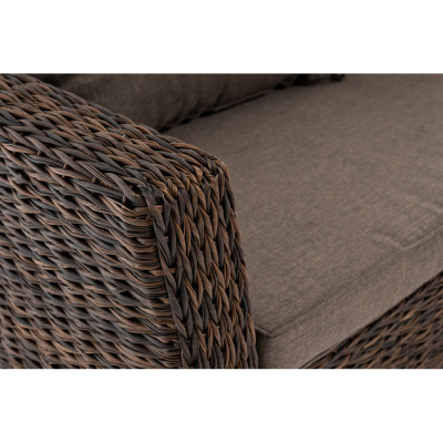 Диван 4SIS Капучино трехместный (гиацинт) Цвет: коричневый Диван 4SIS Капучино трехместный (гиацинт) Цвет: коричневый