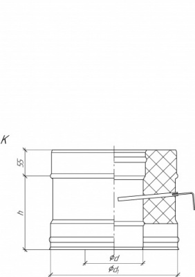 Сэндвич-задвижка К Grill'D EU AISI 304 0,8мм/ЧС 0,7мм (D130/250) черный (порошковая краска) Сэндвич-задвижка К Grill'D EU AISI 304 0,8мм/ЧС 0,7мм (D130/250) черный (порошковая краска)