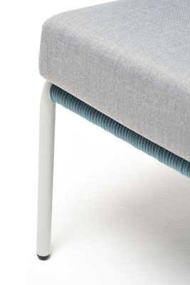 Кресло 4SIS Милан Цвет: светло-серый RAL7035, бирюзовый Кресло 4SIS Милан Цвет: светло-серый RAL7035, бирюзовый