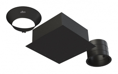 Потолочно-проходной узел 600*600 с юбкой  Grill'D (без отверстия, регулируемый) Потолочно-проходной узел 600*600 с юбкой  Grill'D (без отверстия, регулируемый)