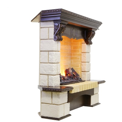 Каминокомплект Pierre Luxe Cassette 400 Угловой