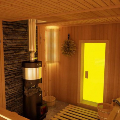 Банная печь Grill'D Aurora 160A Trio short (с баком) Банная печь Grill'D Aurora 160A Trio short (с баком)