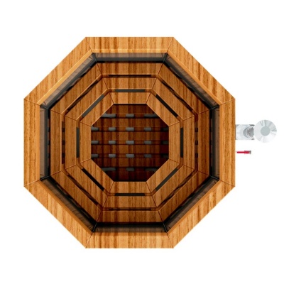 Банный чан 8 граней на подставке с печью AISI 430 Банный чан 8 граней на подставке с печью AISI 430