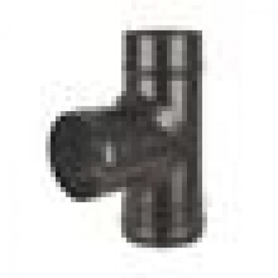 Тройник Везувий BLACK (AISI 430/0,8мм) 90 d=200 Тройник Везувий BLACK (AISI 430/0,8мм) 90 d=200