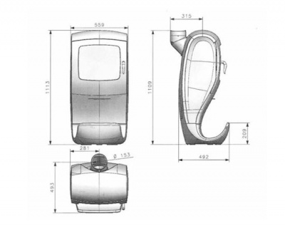 Чугунная печь Godin Cobra