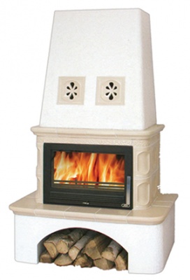 Изразцовая печь ABX Laponie c теплообменником Изразцовая печь ABX Laponie c теплообменником