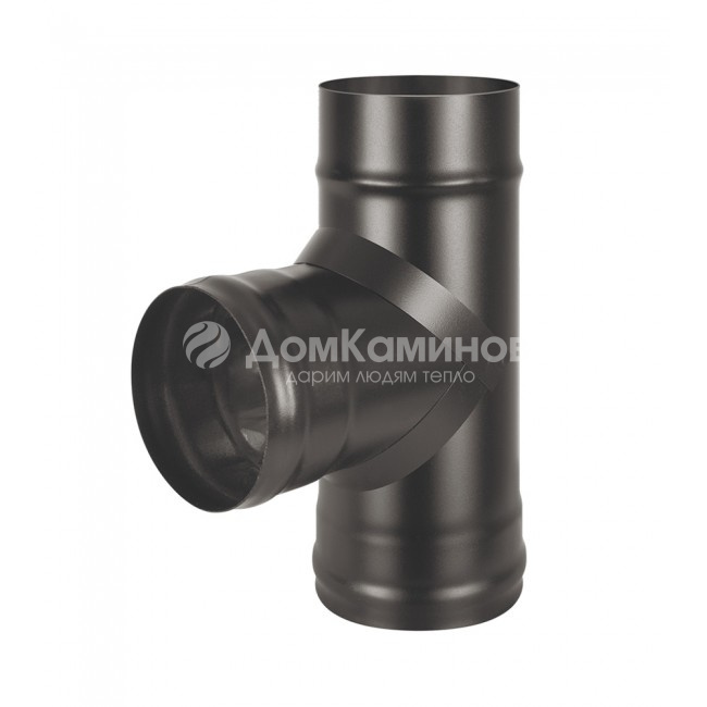 Тройник Везувий BLACK (AISI 430/0,8мм) 90 d=120