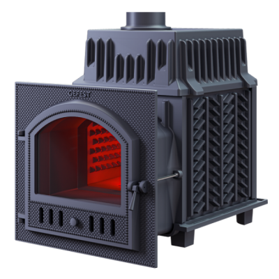 Печь для бани чугунная Гефест Гром 80 (П)