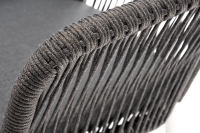 Стул из роупа 4SIS Марсель Цвет: белый шагрень, серый