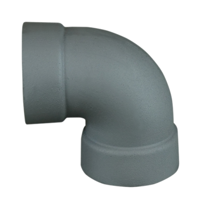 Отвод Гефест 90гр чугун ф130