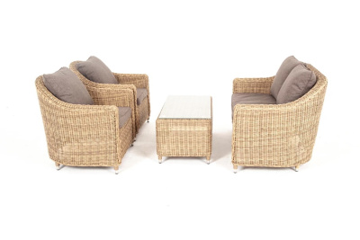 Комплект садовой мебели 4SIS Кон Панна Цвет: соломенный Комплект садовой мебели 4SIS Кон Панна Цвет: соломенный