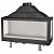 Каминная топка Liseo Castiron LCI 11 GFLR, два боковых стекла