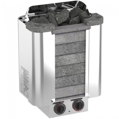 Электрическая печь SAWO CUMULUS CML-90NB-P (9 кВт, встроенный пульт, облицовка – талькохлорит) Электрическая печь SAWO CUMULUS CML-90NB-P (9 кВт, встроенный пульт, облицовка – талькохлорит)