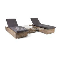 Комплект шезлонгов со столиком 4SIS Лацио