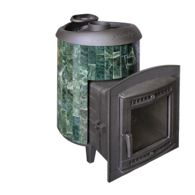 Печь для бани в камне Атмосфера Змеевик Печь для бани в камне Атмосфера Змеевик