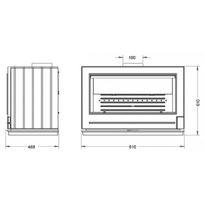 ПЕЧЬ-КАМИН Invicta PRESTON без подставки ПЕЧЬ-КАМИН Invicta PRESTON без подставки