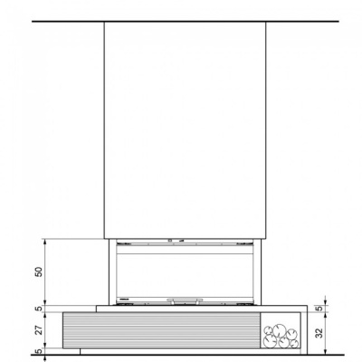 Каминная облицовка Palazzetti Kent dx, под MBL 16:9 3D Каминная облицовка Palazzetti Kent dx, под MBL 16:9 3D