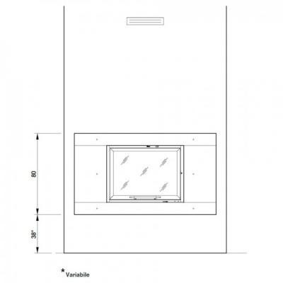 Каминная облицовка Palazzetti Praga Каминная облицовка Palazzetti Praga