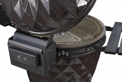 Гриль керамический Diamond Egg XL Цвет: серый
