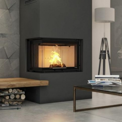 Топка Defro Home Intra SM G угловая, 10кВт, 755/548/498мм, гильотина Топка Defro Home Intra SM G угловая, 10кВт, 755/548/498мм, гильотина