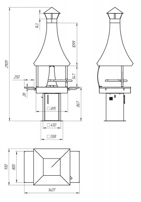 Гриль дровяной Fireline Ultra