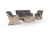 Комплект садовой мебели 4SIS Гляссе Цвет: соломенный