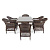 Обеденная группа 4SIS Амароне на 6 персоны Цвет: коричневый
