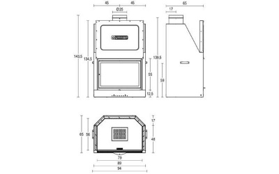 Каминная топка Piazzetta MA 261 SL Каминная топка Piazzetta MA 261 SL
