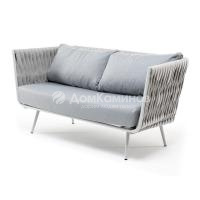 Диван 4SIS Монако 2-местный из роупа Цвет: светло-серый