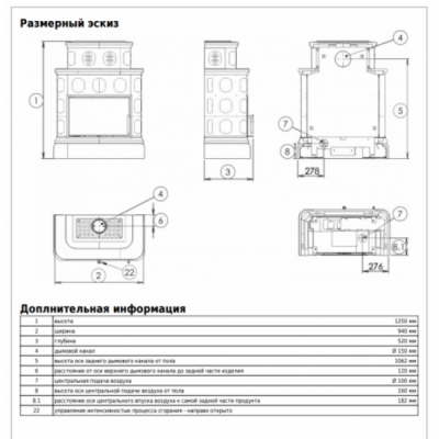 Печь-камин ABX KARELIE EXclusive, с кафельным цоколем (перламутр) Печь-камин ABX KARELIE EXclusive, с кафельным цоколем (перламутр)