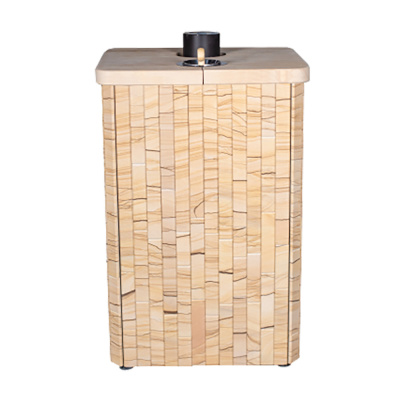 Дровяная печь Ферингер Квадра ПФ в облицовке "Окаменевшее дерево" наборный, до 25 м³ Дровяная печь Ферингер Квадра ПФ в облицовке "Окаменевшее дерево" наборный, до 25 м³