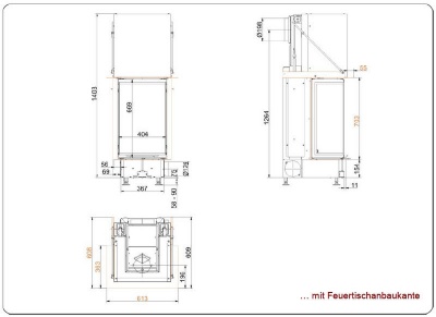 Каминная топка Brunner Panorama 70/25/40/25 Каминная топка Brunner Panorama 70/25/40/25