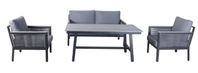 Комплект садовой мебели 4SIS Сан Ремо, цвет серый