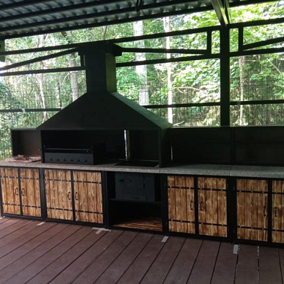 Модульный барбекю в стиле Лофт