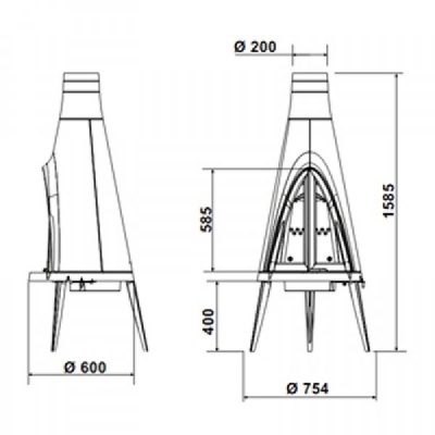 ПЕЧЬ-КАМИН Invicta POW-WOW ПЕЧЬ-КАМИН Invicta POW-WOW