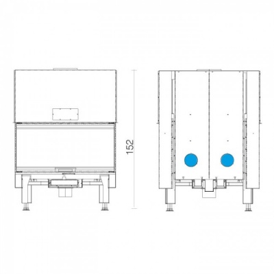 Каминная топка Edilkamin Windo3 85 Каминная топка Edilkamin Windo3 85